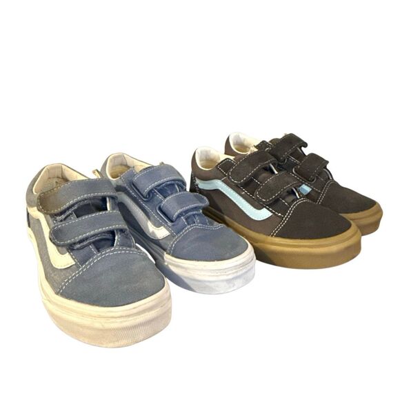 Boys Vans bundle of 2 sneakers size 13.5 - Picture 1 of 13